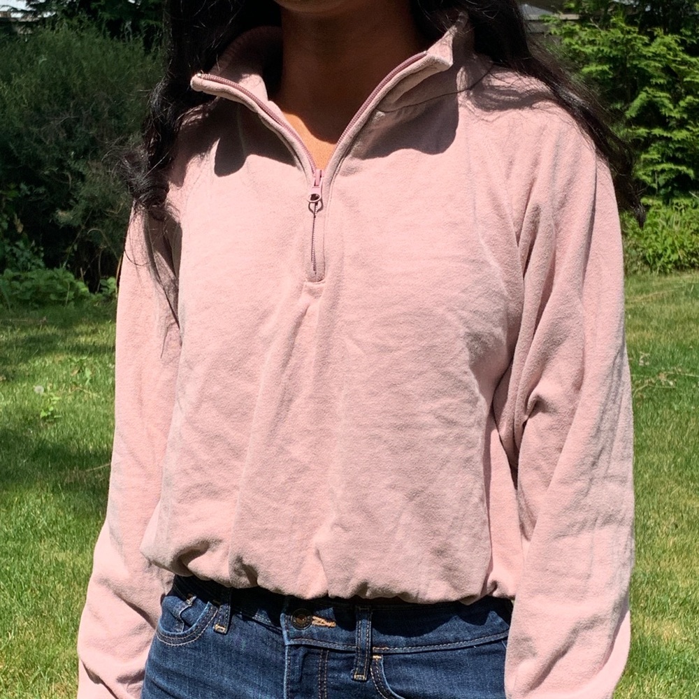 pacsun LA Hearts half zip-up